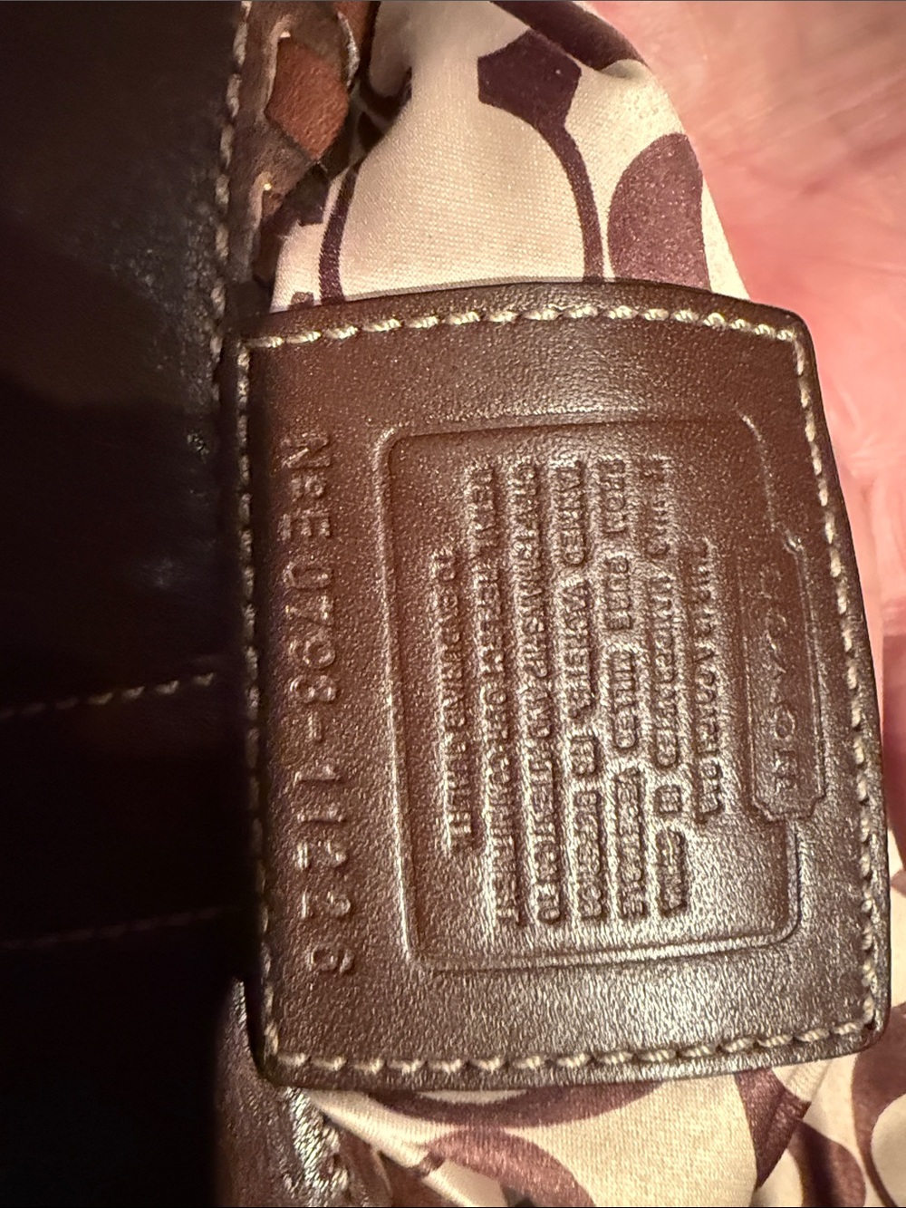Vintage Coach 11226 Horsebit Ergo Shoulder Bag and Satin Coach Brand Lining - Picture 8 of 8
